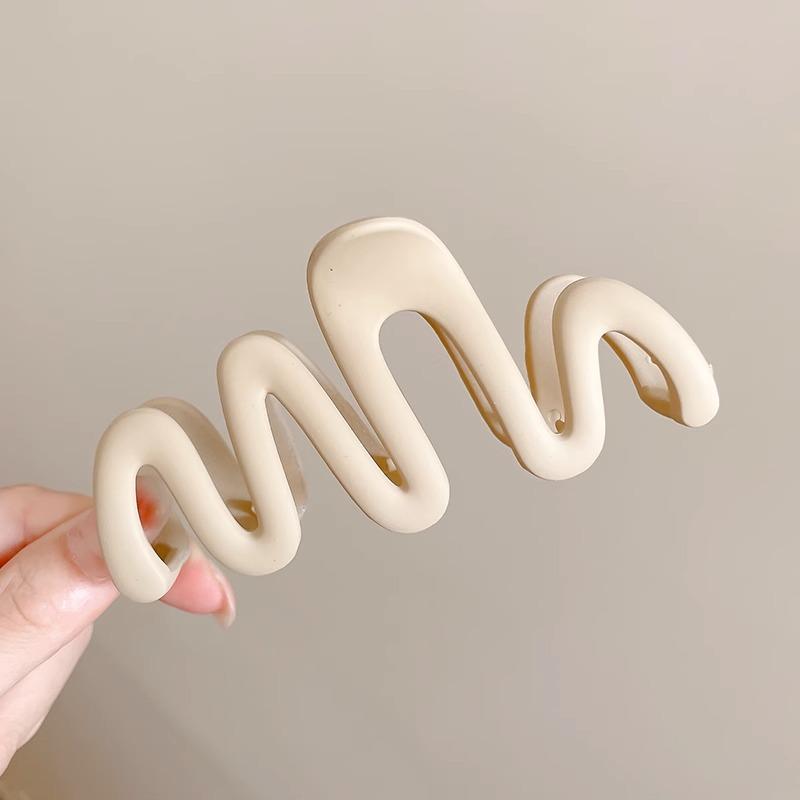 Massive schwarze matte große Haarklammern aus Acryl, Haarnadeln, Hai-Clip, Haarspange, Krabben-Haarspangen, Kopfbedeckung für Frauen, Haar-Accessoires