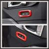 Interior Door Handle Lock Switch Trim For Jeep Wrangler JL JT 2018+ Bright Red