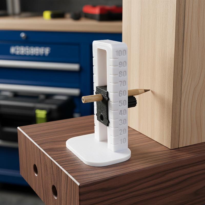 Woodworking Height Marking Gauge 10‑100mm Adjustable Precision Scriber Parallel Line Marker Lightweight DIY Measuring Tool