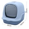 Anti-Splash Full Flip Extra Large Enclosed Cat Litter Box