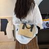 Summer Korean Woven Handbag With Pu Material For Casual Vacation Women