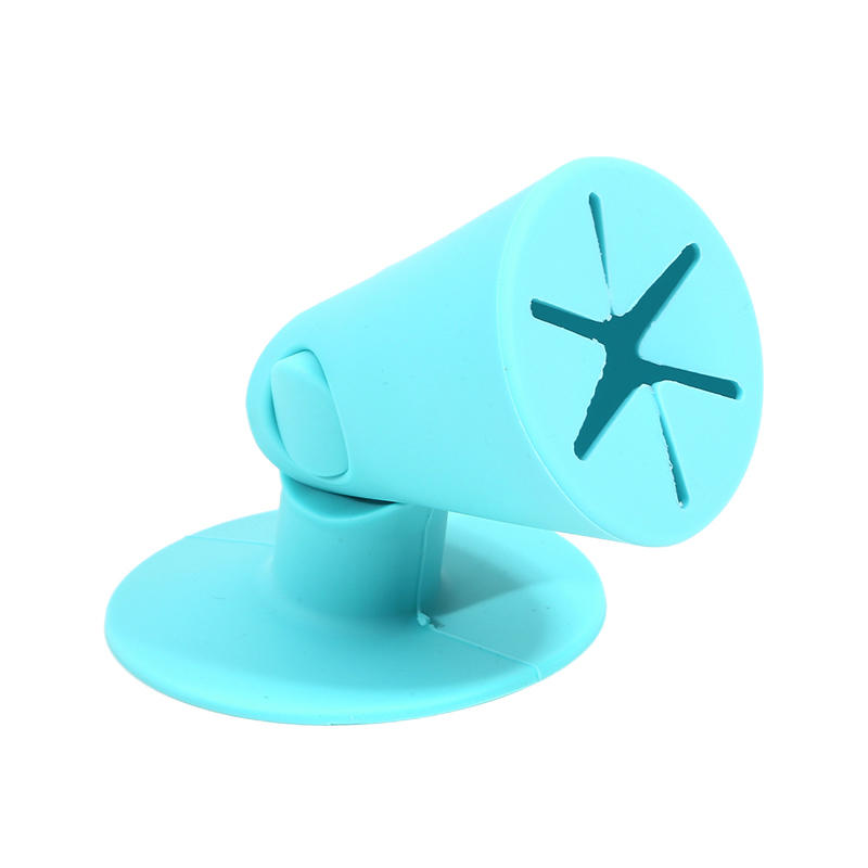 Silicone Nail Polish Bottle Holder Stand For DIY Nail Art Salon Storage Display Rack Nail Polish Bottle Stand Nail Art Accessory светло-синий