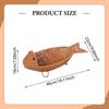 Imitation Rattan Fruit Basket, Creative Fish Shaped Large Capacity Storage Basket, Storage Organizer Serving Holder for Fruits