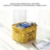 Rectangular Fabric Basket Storage Basket Portable Bath Basket Sundries Basket Desktop Storage Basket Blue Storage Basket
