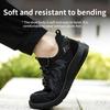 Light Breathable Unisex Work Safety Shoes Steel Toe Cap Sneaker For Men Anti-Smash And Anti-Puncture Safety Mesh Sneakers