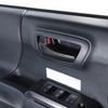 ABS Carbon Car Inner Door Grab Handle Protect Cover For Toyota Tacoma 2016-