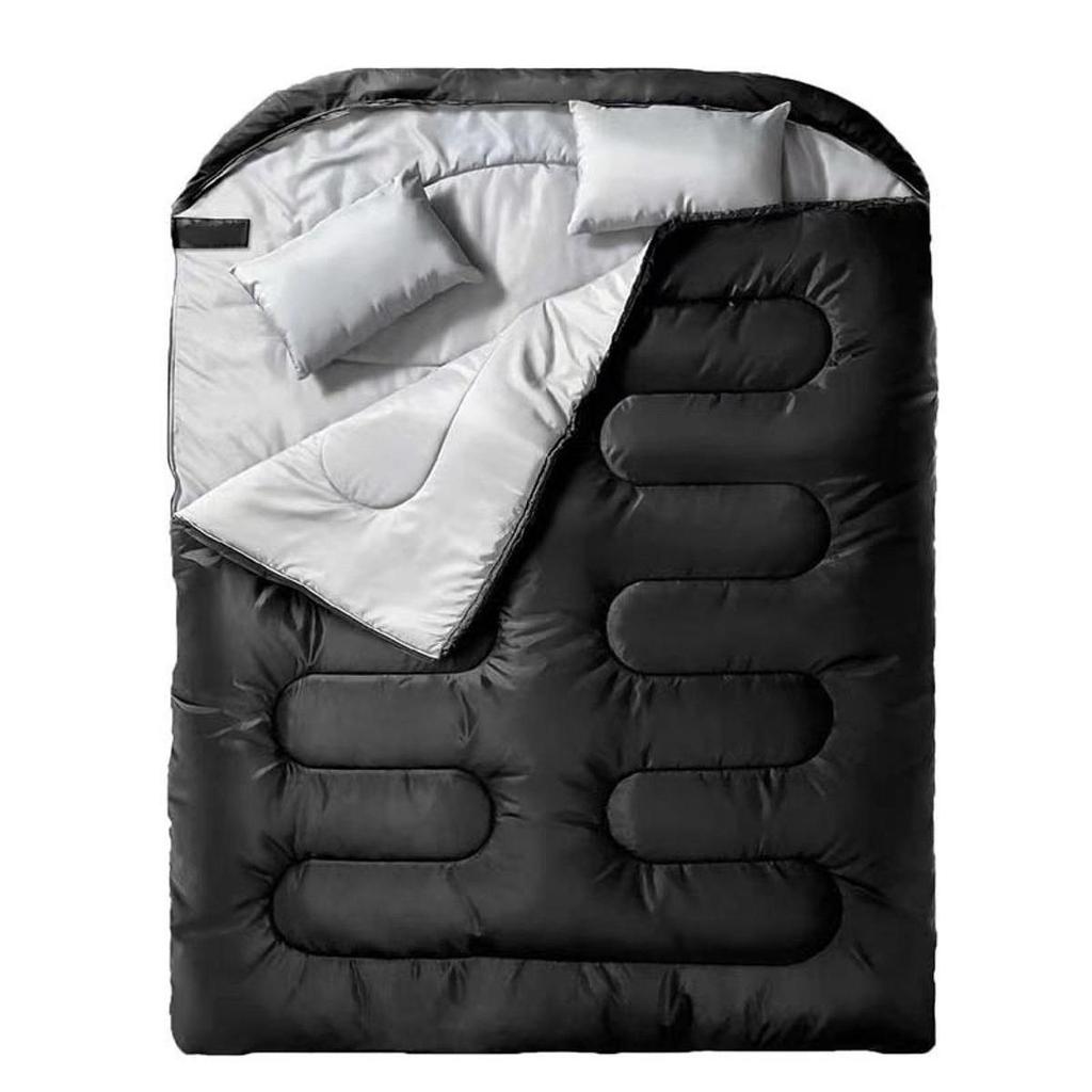 Adult Double Sleeping Bag for Camping And Backpacking, Waterproof Design Two
