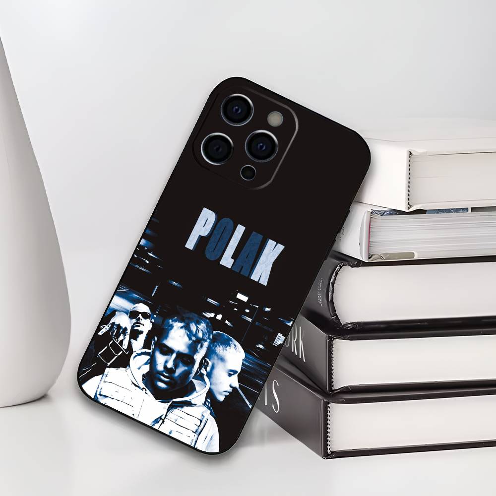 PLK French Rapper Phone Case For IPhone 17,16,15,14,13,12,11,Plus,Pro,Max,Plus,XS,soft Case Black Silicone