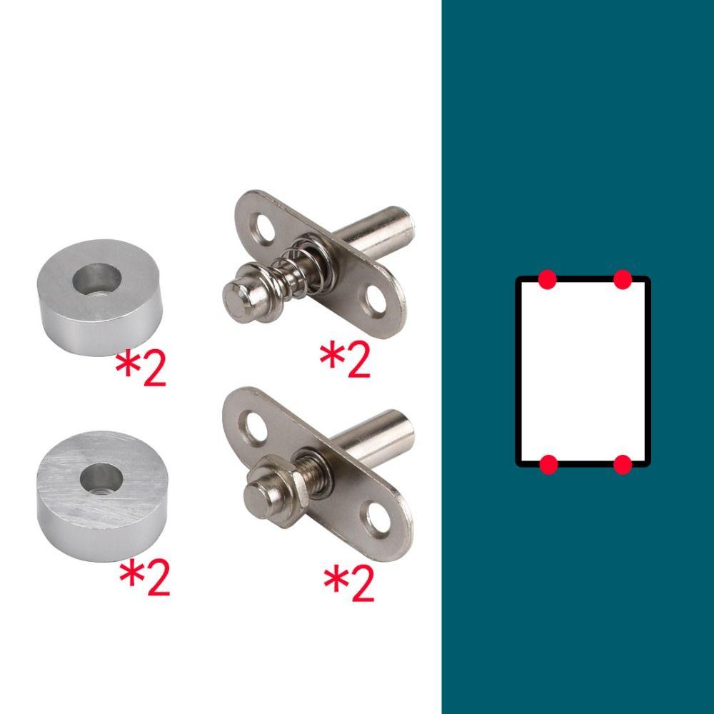 Adjustable Pivot Doors Hinges Anti-Rust Pivot Windows Hinges 360°Universal Joints  Metal Screens
