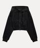 MIXXO Fleece-Lined Crop Zip-Up Hoodie_Miwcmg110A