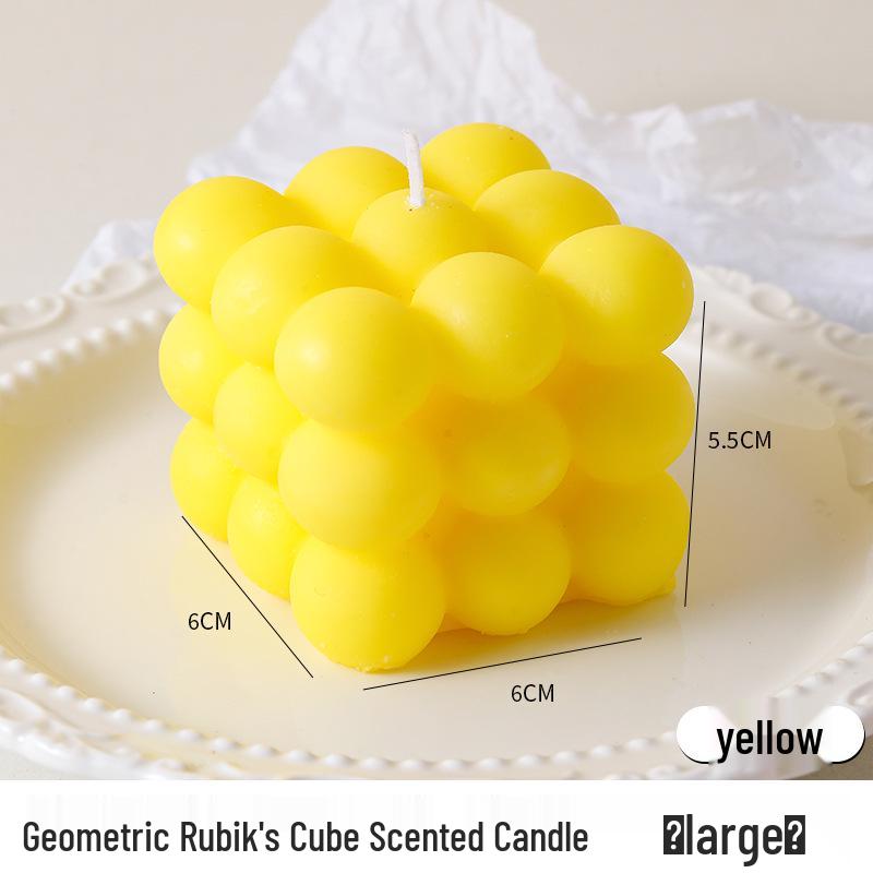 Shaping Magic Cube Aroma Candle: Elegant Home Decor & Unique Birthday Gift