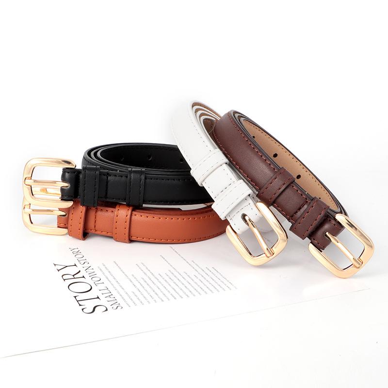 Slim Womens Belt Versatile Dress Pants Accessory Minimalist Summer Korean