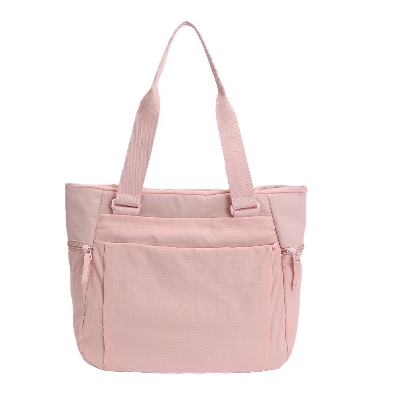 

Nylon Tote Bag 2025: Versatile, Large-Capacity, Lightweight Shoulder Bag for Women розовый