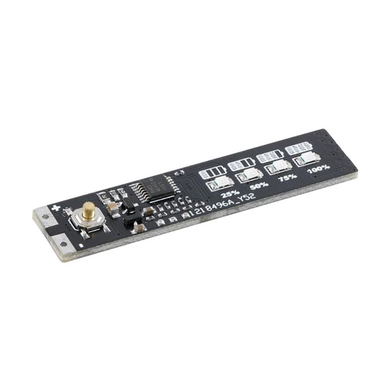 5Pcs 4S 3.7V Metal Battery Power Indicator Display Module Voltage Monitor For Reliabled Monitoring