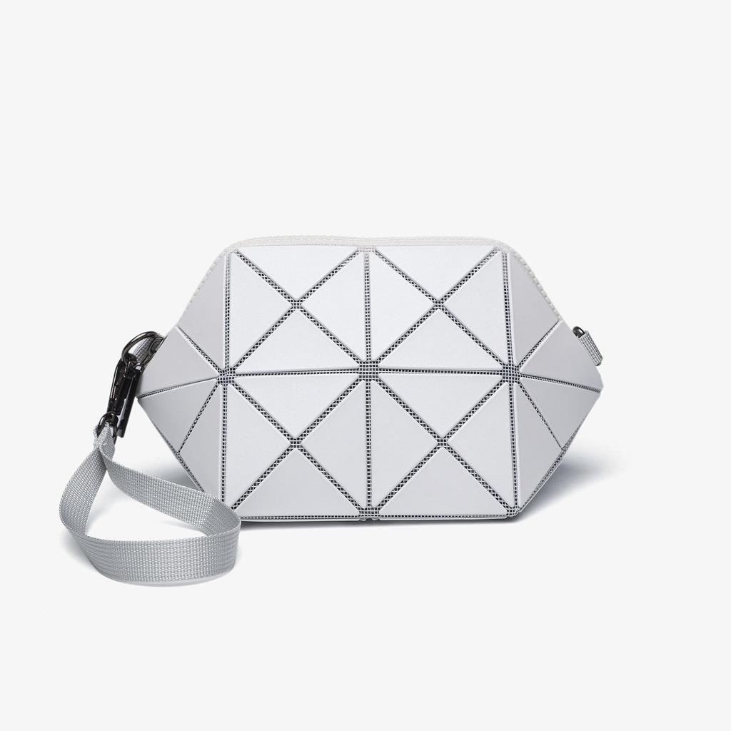 2025 Geometric Diamond Lattice Crossbody Shell Bag with Coin Purse