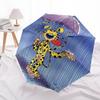 Marsupilami pattern, automatic folding umbrella, portable and foldable design, 8 ribs, a Christmas or birthday gift.