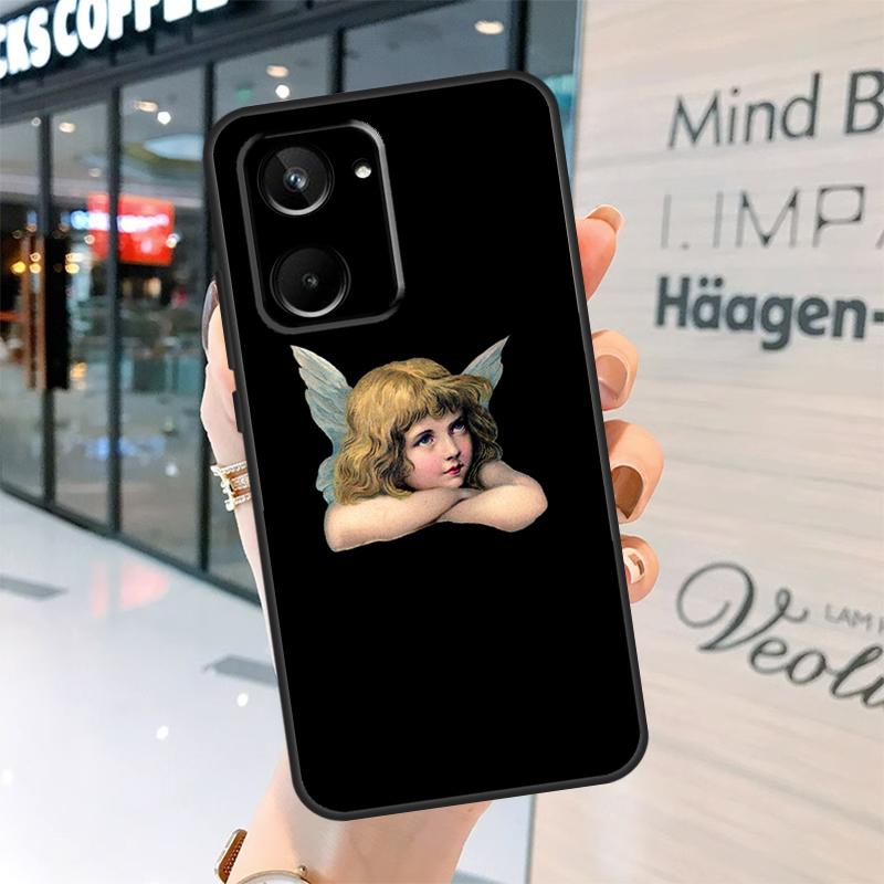 Renaissance Angel Aesthetic Case For Realme 15 14 13 12 11 Pro Plus GT6 GT7 Pro C55 C51 C35 C53 C61 C65 C67 C63 C71 C75