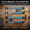 Magnetic Tool Holder Strong Magnetic Force Rack For Workshop Garage Kitchen 12/18 Inches