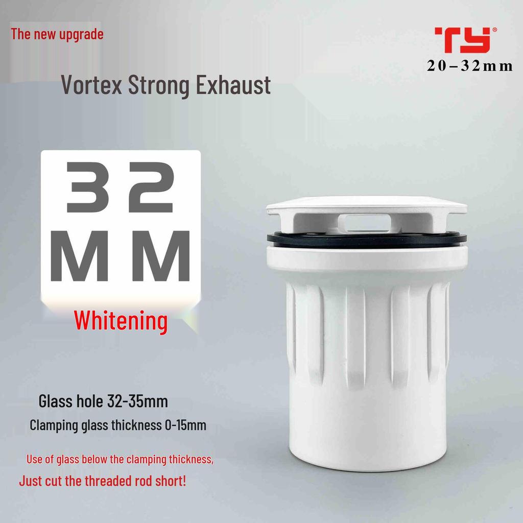 Tianyan PVC Male Thread Extended Exhaust Connector for Fish Tank Drainage