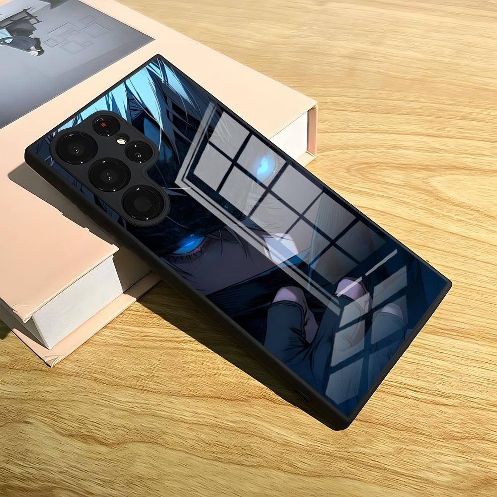 Jujutsu Kaisen Anime Handyhülle Für S25 Ultra Samsung S24 Fe S22 S20 S23 21 Plus A54 A34 A53 A16 Glasabdeckung