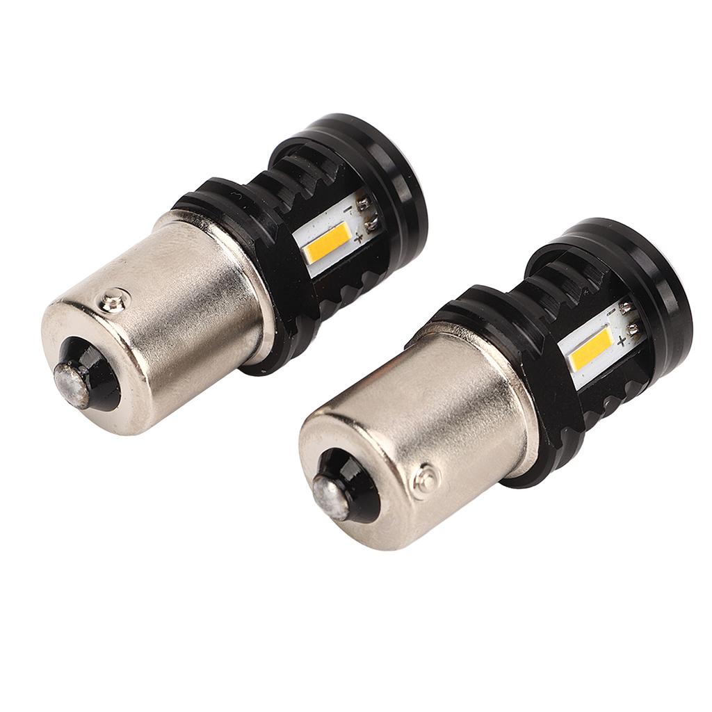 2Pcs LED Bulb 120W 1500LM BA15S 1156 Sup  Bright 12‑24V   Signal Rev se Lamp Bulb for Car SUV Truck RV