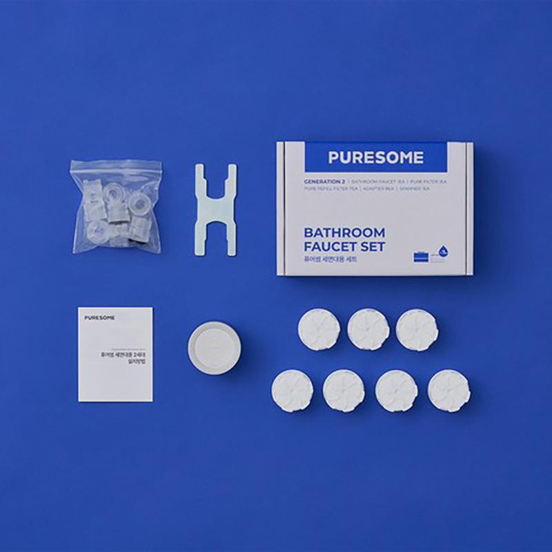 Bodyluv Puresome Waschbeckenfilter ver.2 + 7 Nachfüllfilter, Koreanisch