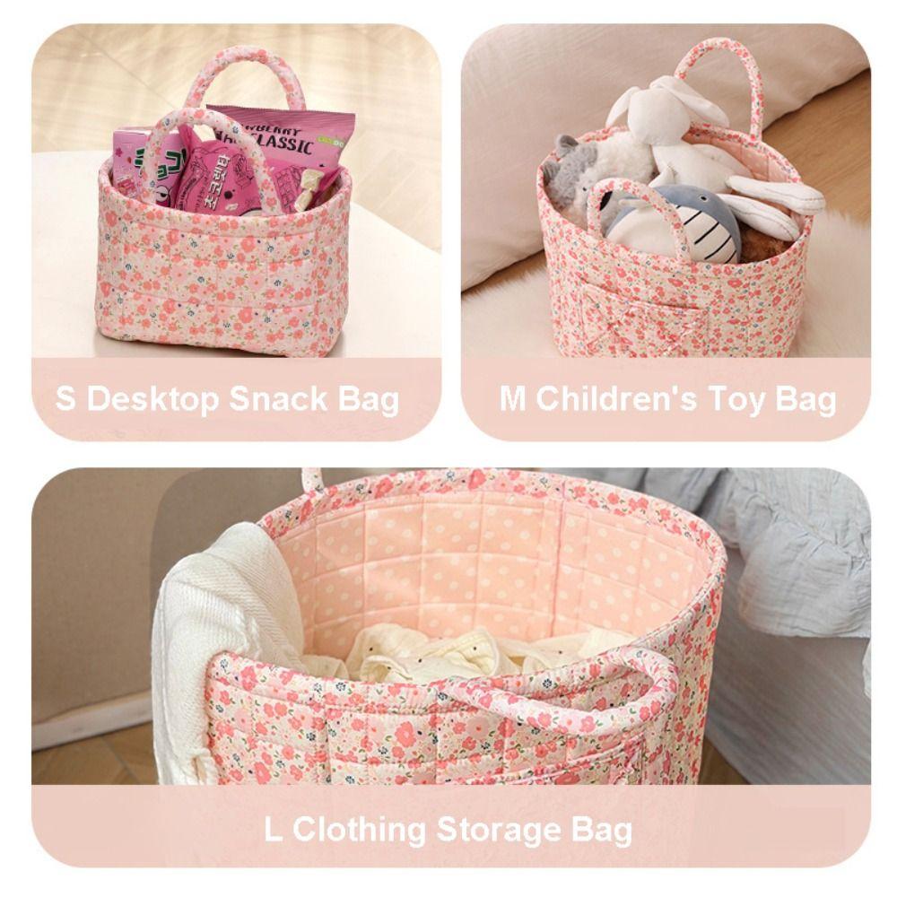 Large Capacity Dirty Clothes Basket with Handle Toy Storage Basket  Home Organizing