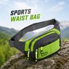 Nylon Waist Bag With Adjustable Belt, Multi Pocket Crossbody Chest Pack For Travel, Running, Walking, Outdoor Storage, Men And Women