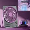 5-Speed Adjustment Portable Desktop Fan Ultra Slim Design Table Air Cooler  Office