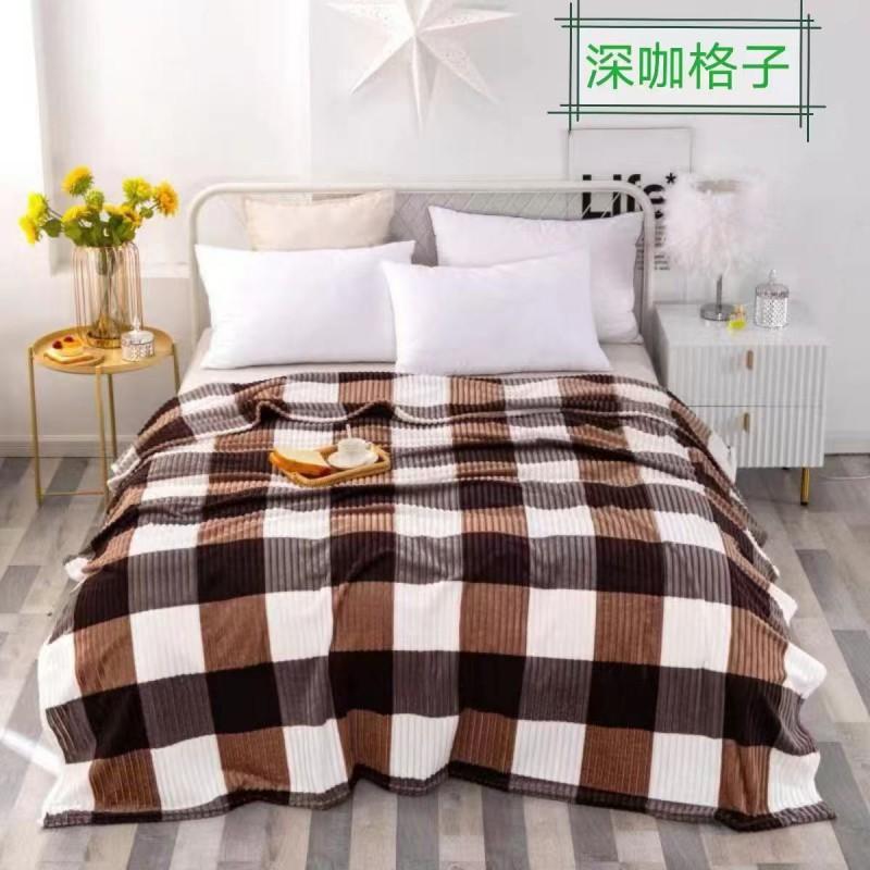Flannel Blanket Soft Warm Throw Nap Air Conditioner Multi-use Gift