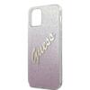 Guess Guhcp12Lpcuglspi Iphone 12 Pro Max6,7 Różowy/Pink Hardcase Glitter Gradient Script