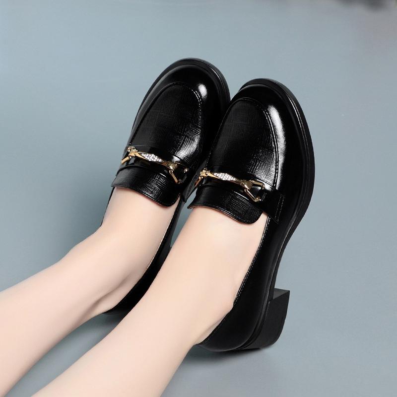 Fashion Spring Autumn Ladies Pumps Shallow Shoes for Women Crystal High Heels With Heel Loafers Fashion Breathable Single Shoe Classic