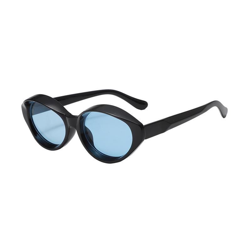 Retro Cat'S Eye Small Frame Glasses Sunglasses Women'S Sunscreen Uv Protection Sunglasses Are Thin