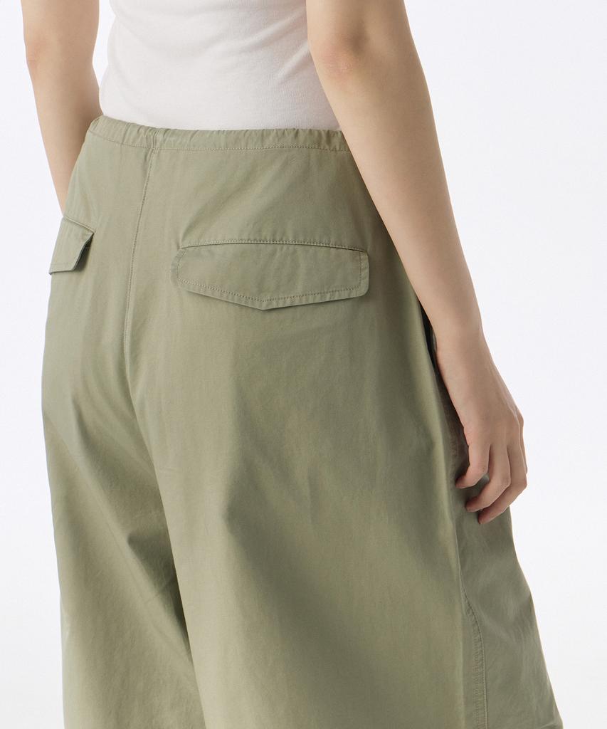 MUSINSA STANDARD WOMAN Women'S Cotton Parachute Pants [Light Khaki]