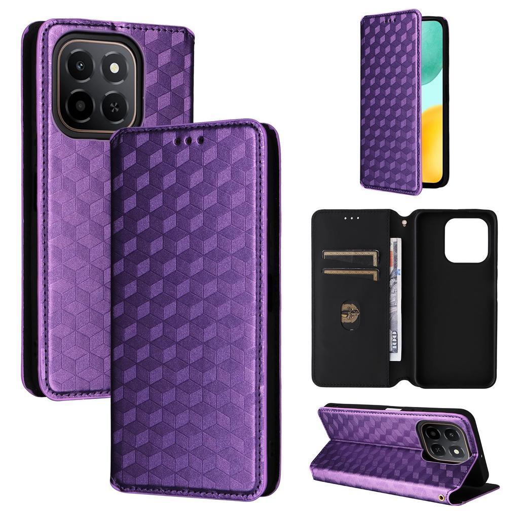 Flip Cover für Honor X6C 4G PU-Leder Ganzkörperschutz [RFID-Blockierung] Handyhüllen Wallet Cover