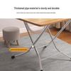 Compact Folding Dining Table for Small Spaces - Indoor/Outdoor Use, Square & Round Options Available