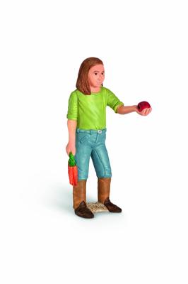 Schleich Farm World Figura di Bambina 13464 (Alimentazione)