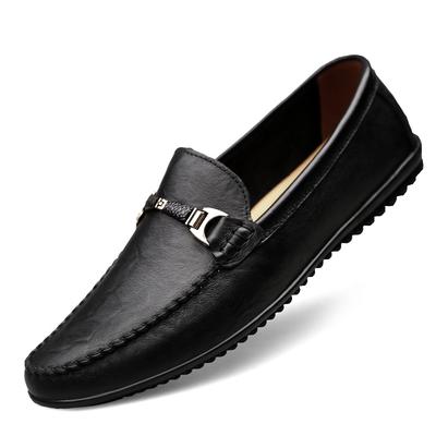 2025 Penny Loafers Men Boat Shoes Casual Breathable Mens Shoes Moccasins Slip On Flats Leather Mens Driving Shoes Male Footwear