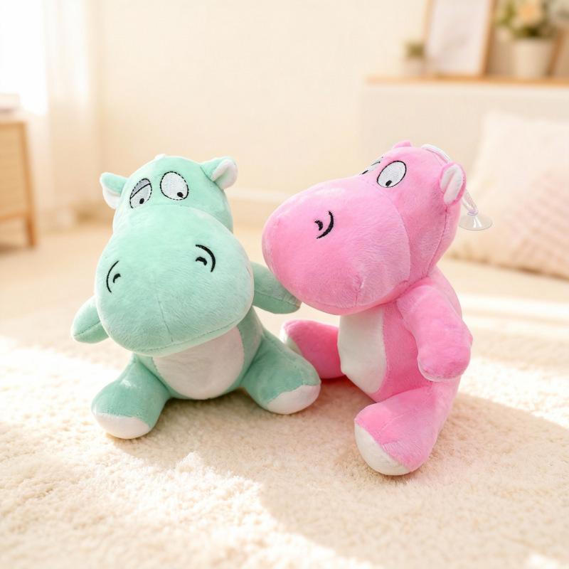 Plush doll seven-inch super soft hippopotamus grasping machine doll small plush toy wedding toss gift