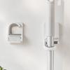 2Pcs Wall Mount Umbrella Organizer Holder Mop Broom Hook Waterproof Broom Hanger Storage Hook Bathroom Organization Accessories