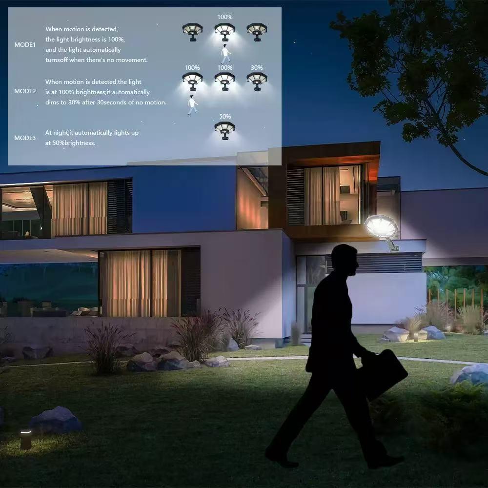 Outdoor Solar Disc Light: Waterproof, Courtyard, Landscape Wall Light