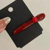 2Pcs Girl Hairpins Three-Dimensional Fruit Design Glossy Resin Texture Fix Broken Hair Slender