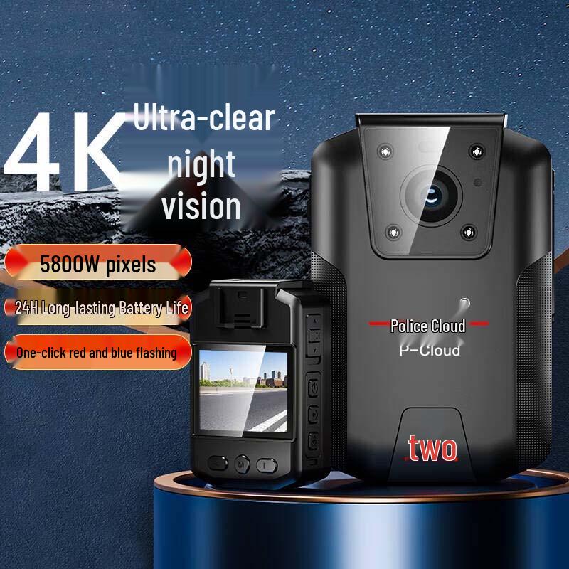 

Jingyun DSJ-T7 4K HD Night Vision Law Enforcement Recorder Camera 16GB