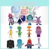 Unike 3,5 til 4 tommer Mind Team II Tegneserie Anime Figurer Perfekt for Kakedekorasjoner