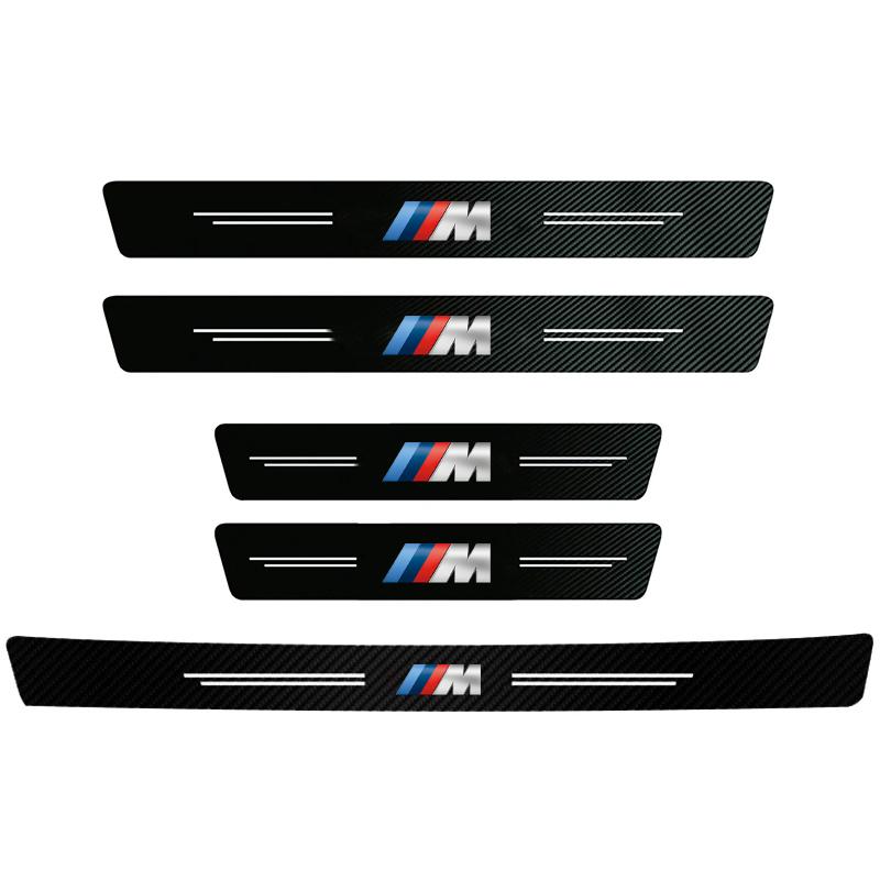 JYPK6 Carbon Fiber Car Bumper Door Guard Protection Stickers For BMW G80 G06 G07 G42 G14 G15 G16 F82 F20 F21 M4 M5 M8 F95 F9 F83 M2 M3
