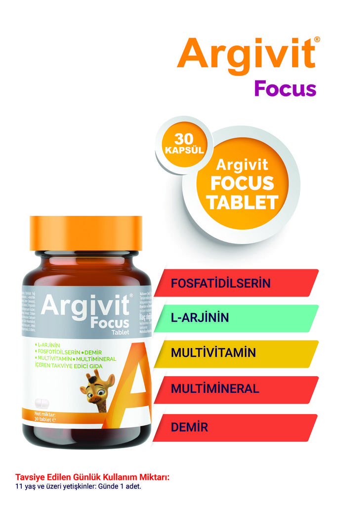 Argivit Focus 30 Tabletter – Tillgängliga i 1 eller 3 Förpackningsalternativ