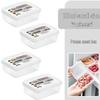 Enhanced Food-Grade Refrigerator Freezer Box with Thickened Meat Compartment