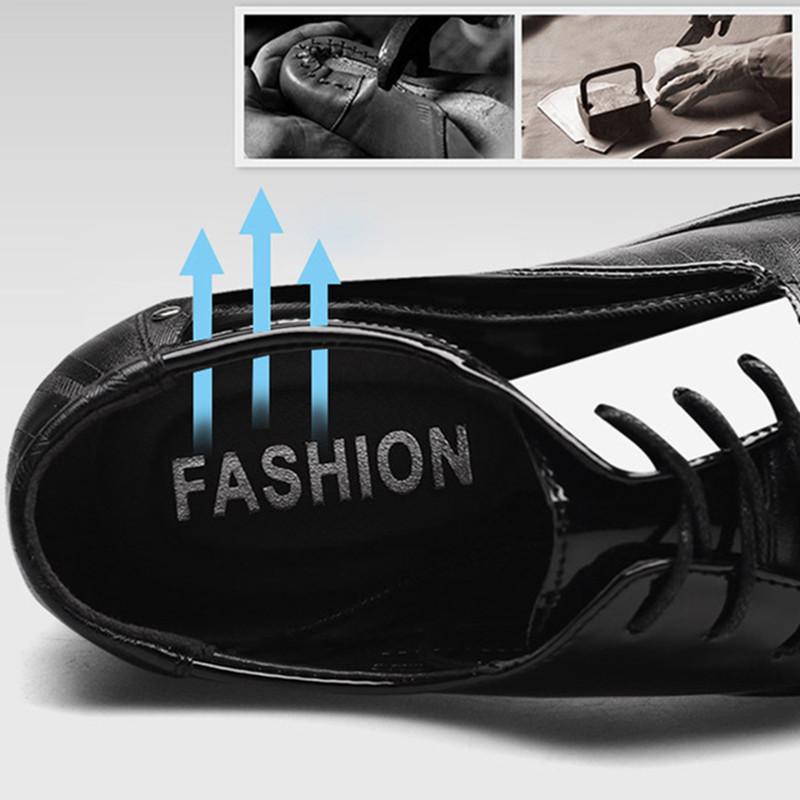 Fashion Men Shoes Lace Up Leisure Fashion Business Sneaker Handmade Oxfords Leather Casual Formal Rubber Bottom Shoes Men Moccasins