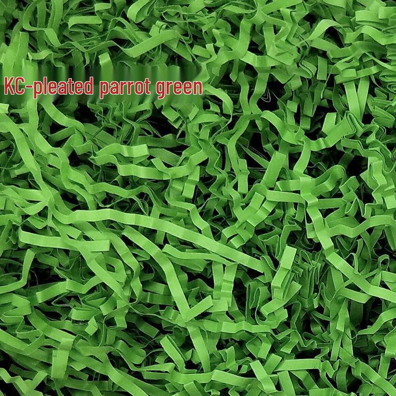 High-End Raffia Gift Box Filler - Shockproof Crepe Paper Shredded for Fruit & Wine Packaging