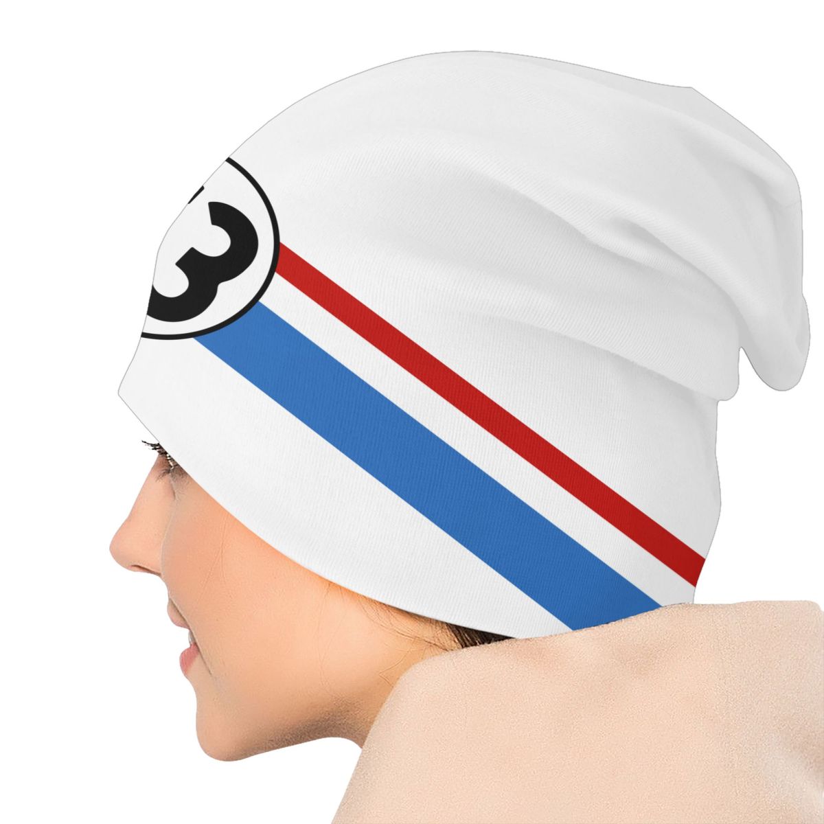 Классический гоночный автомобиль Herbie 53 Skullies шапки кепки крутые зимние теплые — фото 6